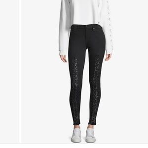 True Religion Jennie Curvy Skinny Lace Up Leg Jeans